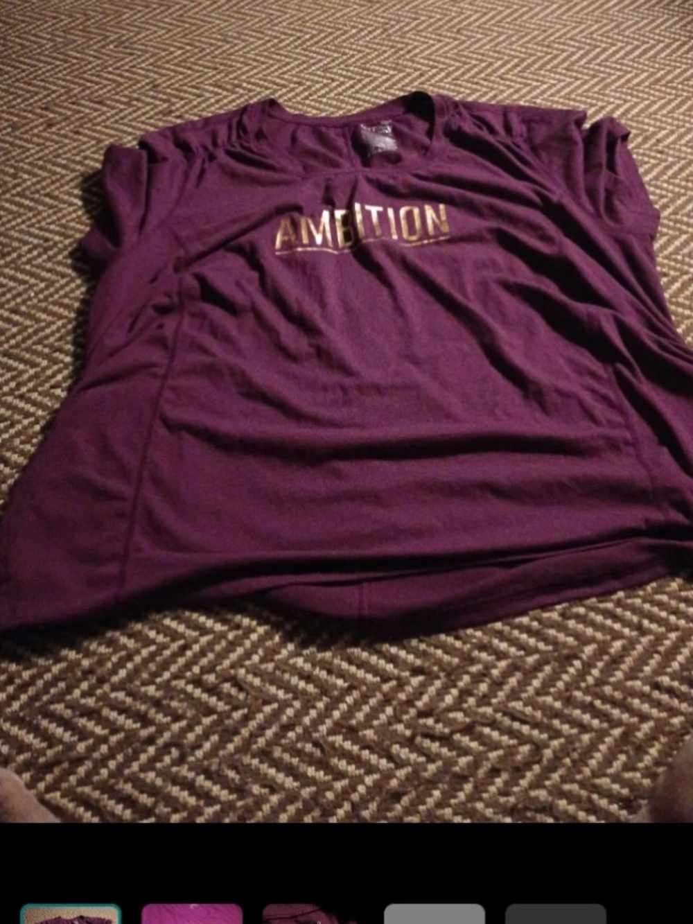 Terra & Sky Ambition Women's Maroon Graphic Tee